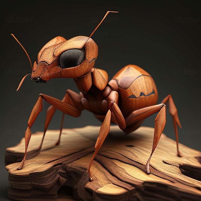 3D модель Pogonomyrmex apterogenos (STL)